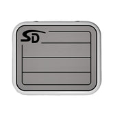 SeaDek 53637-80066 YETI Roadie 24 Teak Cooler Pad - 6mm - Storm Grey/Black